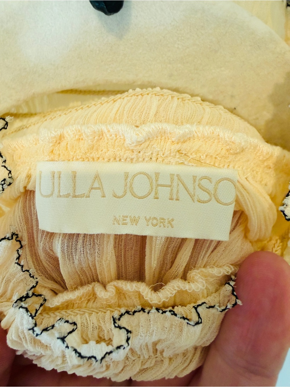 Ulla Johnson Silk Ruffle Top - Picture 9 of 10